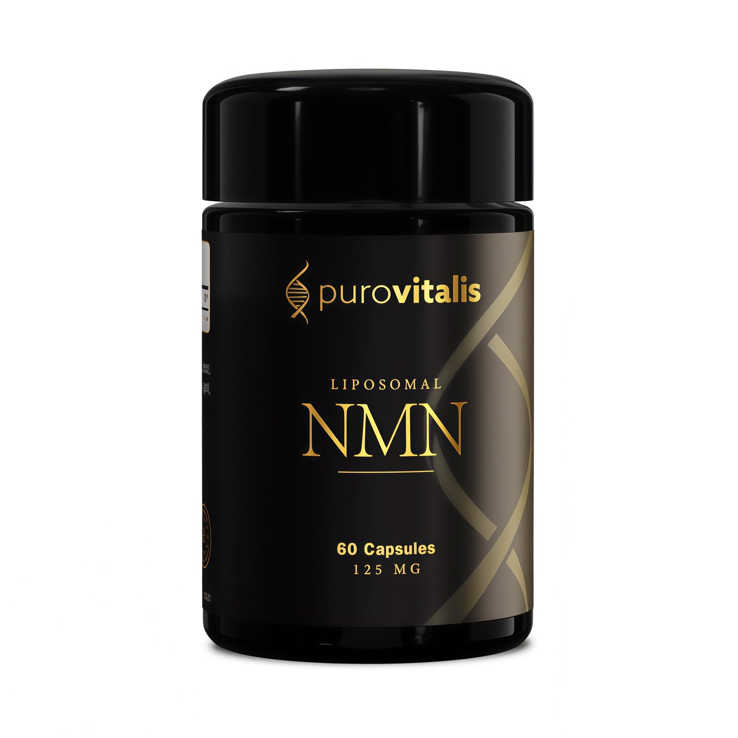 Liposomal NMN, 250mg Longevir Nicotinamide Mononucleotide Supplement, NAD+ Boost for Cellular Health, Energy & Healthy Aging, 1-Month Supply (60 Vegan Capsules)